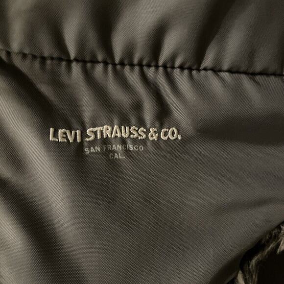 Levi men’s s/m nylon line trapper hat Faux Fur lining - Picture 2 of 6